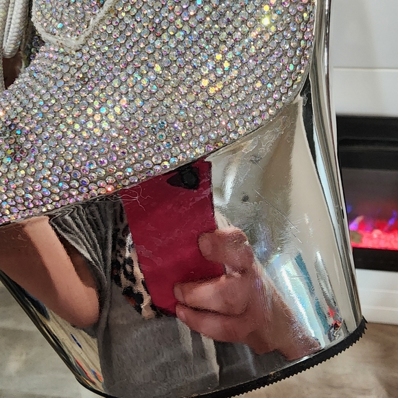 Iridescent Pleaser ankle boots - Picture 8 of 9